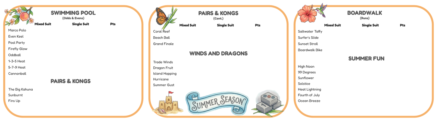 Four Seasons Club - Mahjong Card Subscription